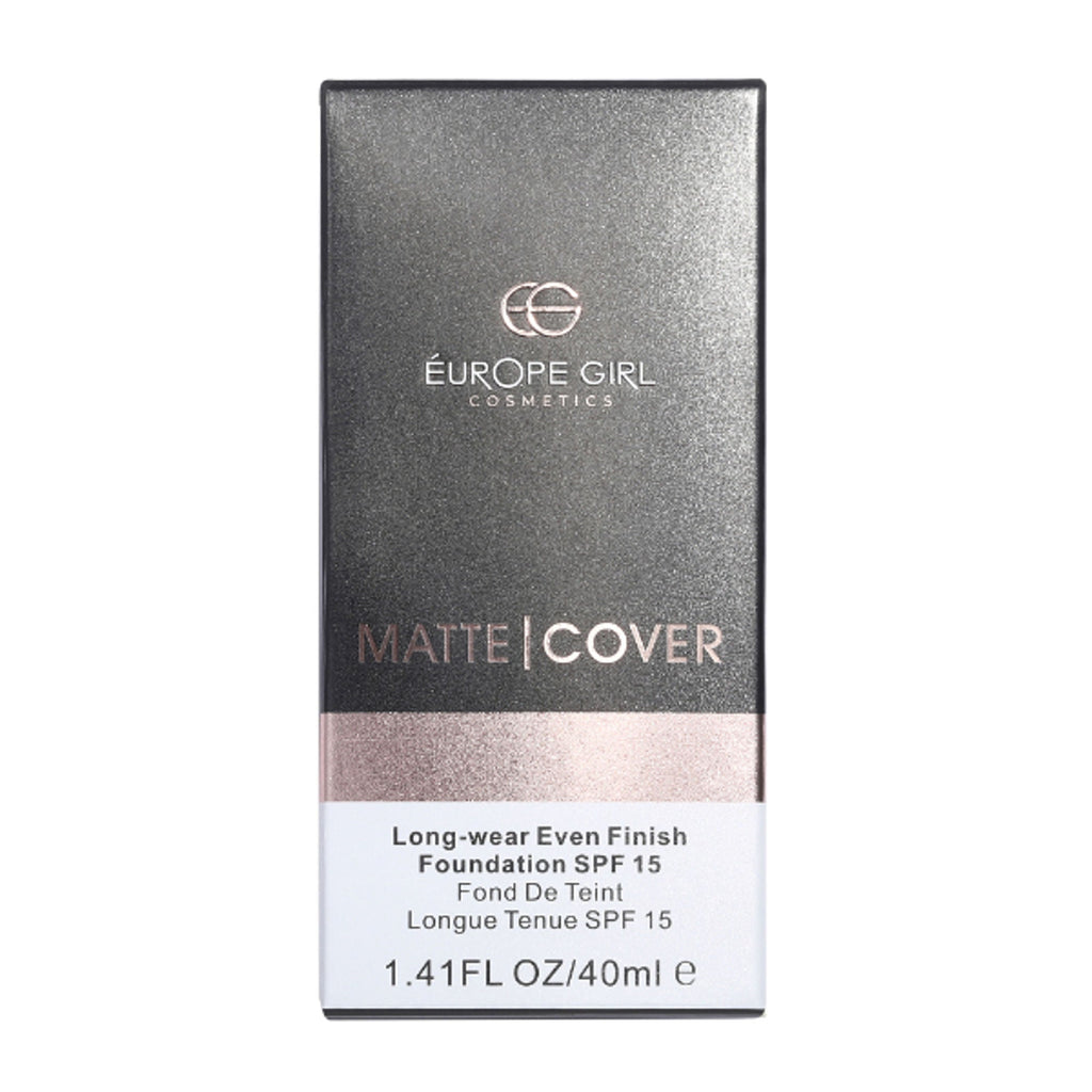 Europe Girl Matte Cover Foundation SPF 15 - 120 Light Medium Yellow Undertone