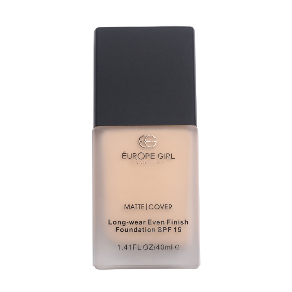 Europe Girl Matte Cover Foundation SPF 15 - 130 Medium Pink Undertone