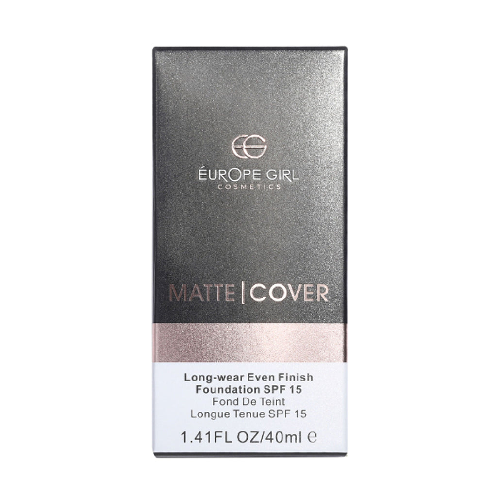 Europe Girl Matte Cover Foundation SPF 15 - 130 Medium Pink Undertone