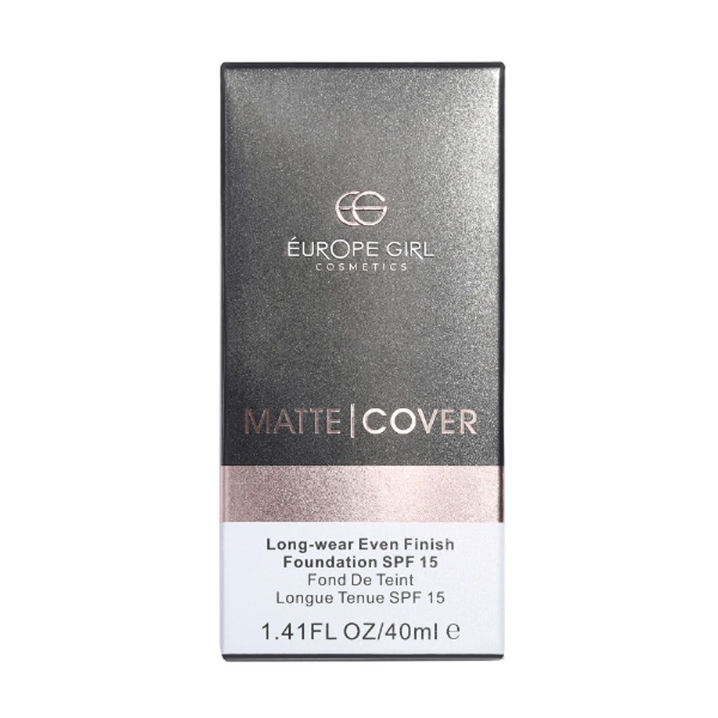 Europe Girl Matte Cover Foundation SPF 15 - 160 Medium Warm Undertone