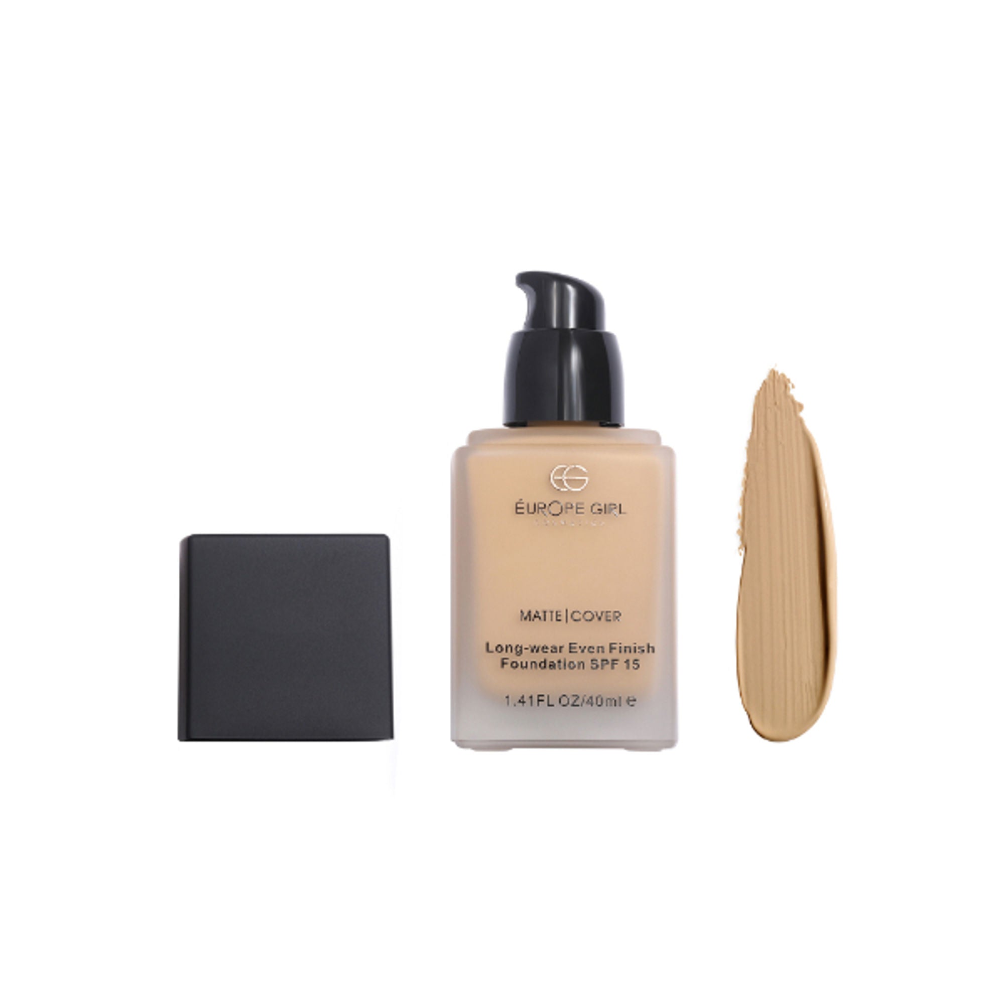 Europe Girl Matte Cover Foundation SPF 15 - 160 Medium Warm Undertone