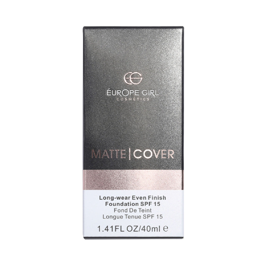 Europe Girl Matte Cover Foundation SPF 15 - 200 Dark Natural Undertone