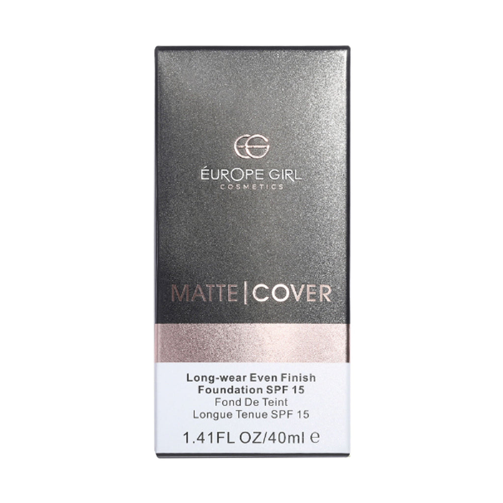 Europe Girl Matte Cover Foundation SPF 15 - 105 Light Natural Undertone