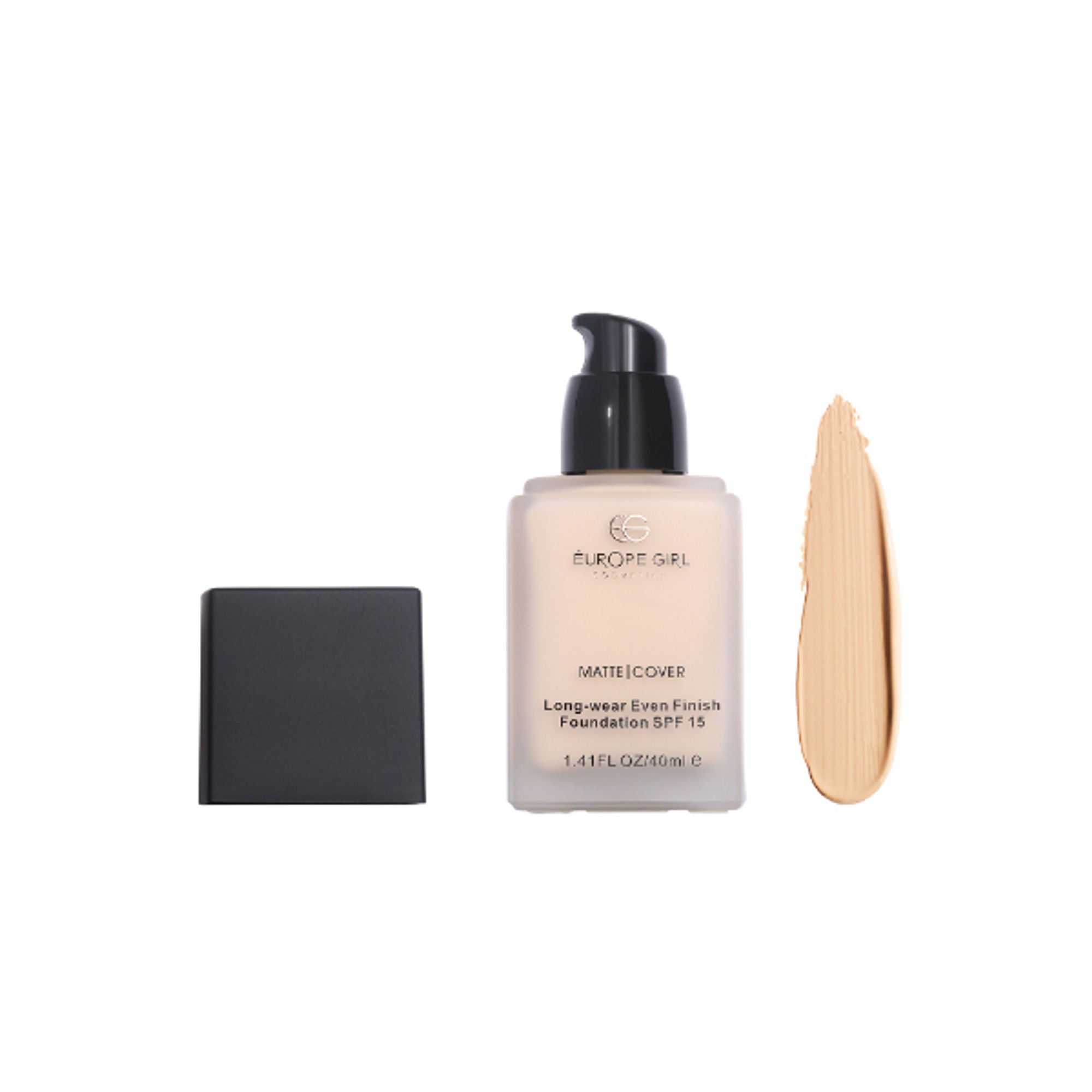 Europe Girl Matte Cover Foundation SPF 15 - 105 Light Natural Undertone