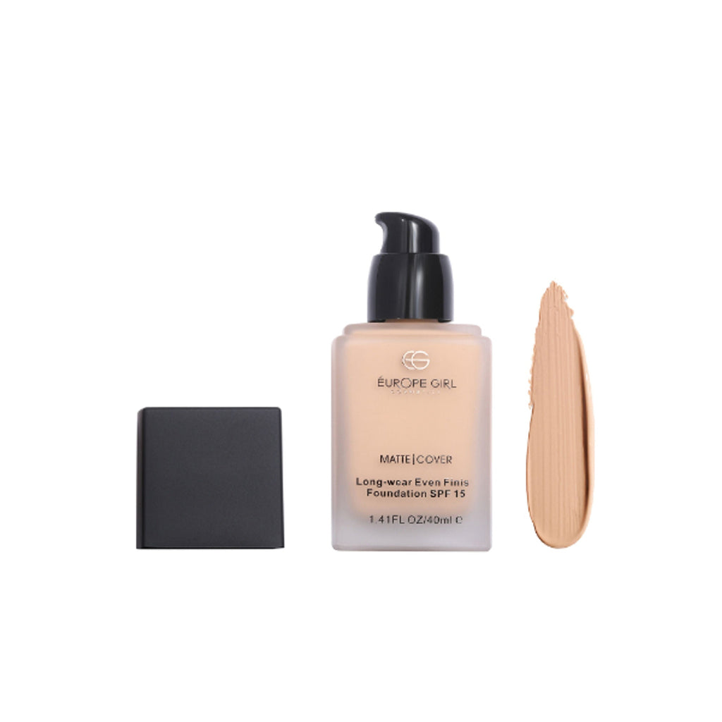 Europe Girl Matte Cover Foundation SPF 15 - 115 Light Pink Undertone