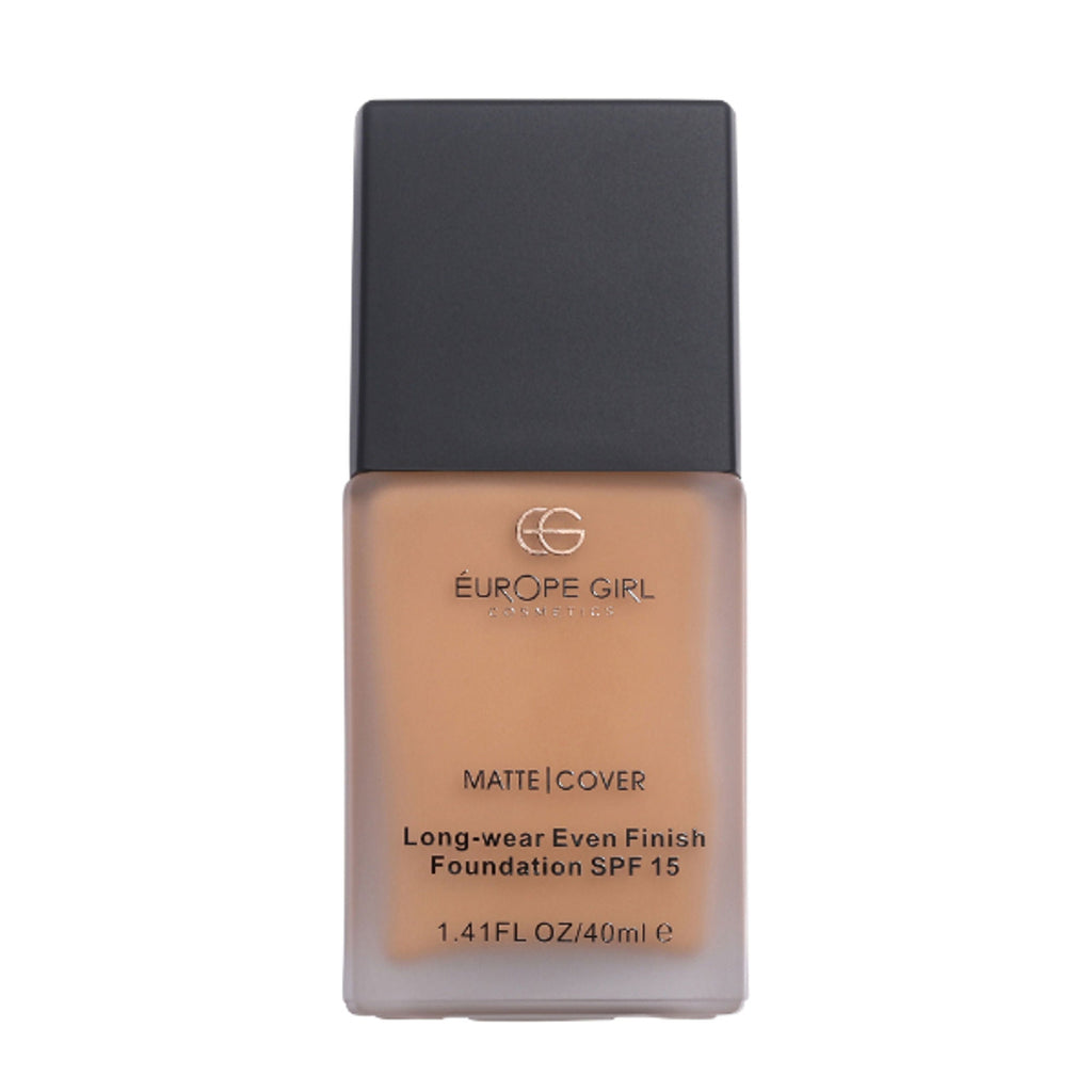 Europe Girl Matte Cover Foundation SPF 15 - 210 Dark Warm Undertone