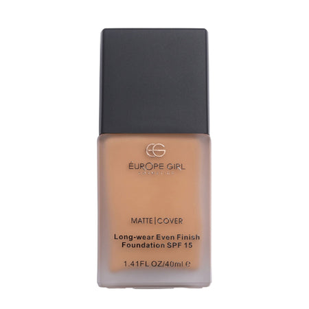 Europe Girl Matte Cover Foundation SPF 15 - 210 Dark Warm Undertone