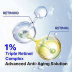 Innisfree 1% Retinol Green Tea VEGAN PDRN Ampoule - Anti-Aging, Brightening & Skin-Soothing Serum