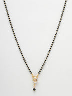 NVR Women Ethnic Gold-Plated Beaded Mangalsutra With Ad Stone - Distacart