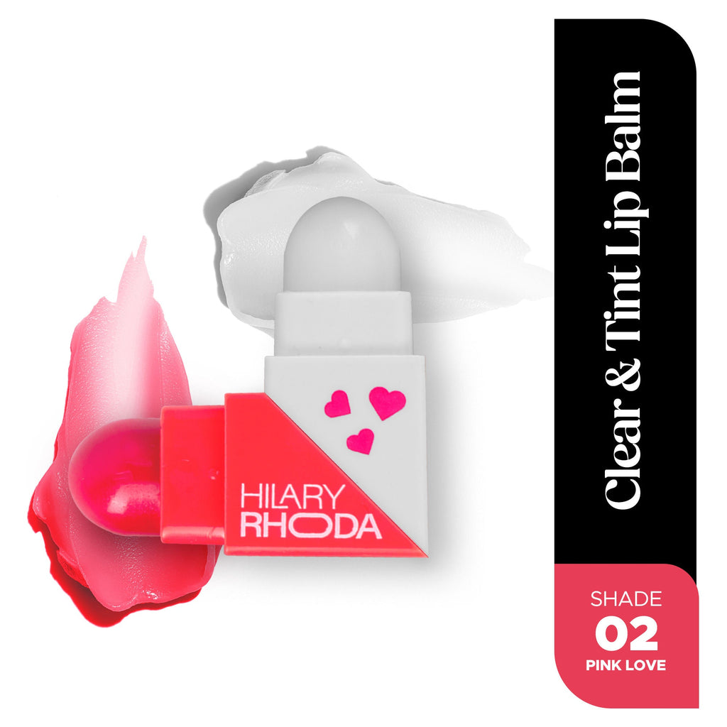 Hilary Rhoda Clear & Tint Lip Balm - Pink Love 02