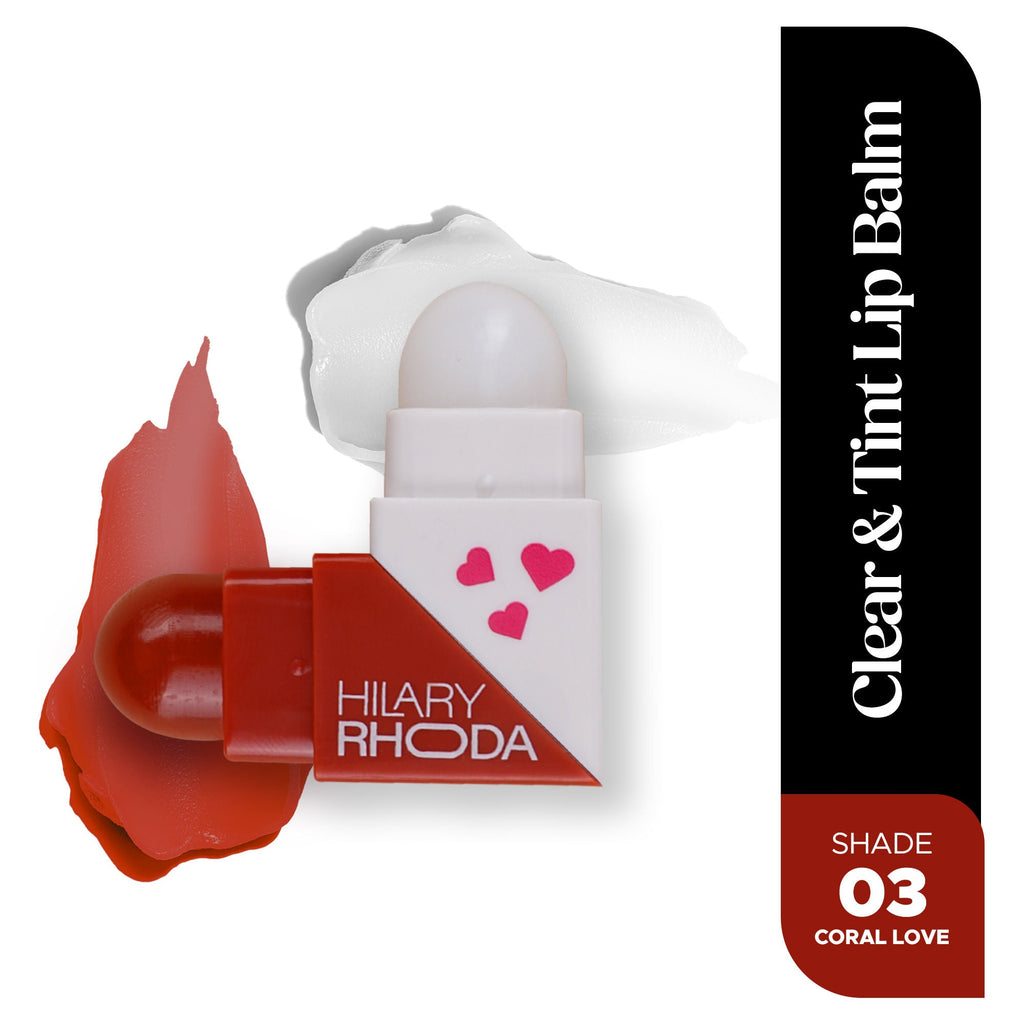 Hilary Rhoda Clear & Tint Lip Balm - Coral Love 03