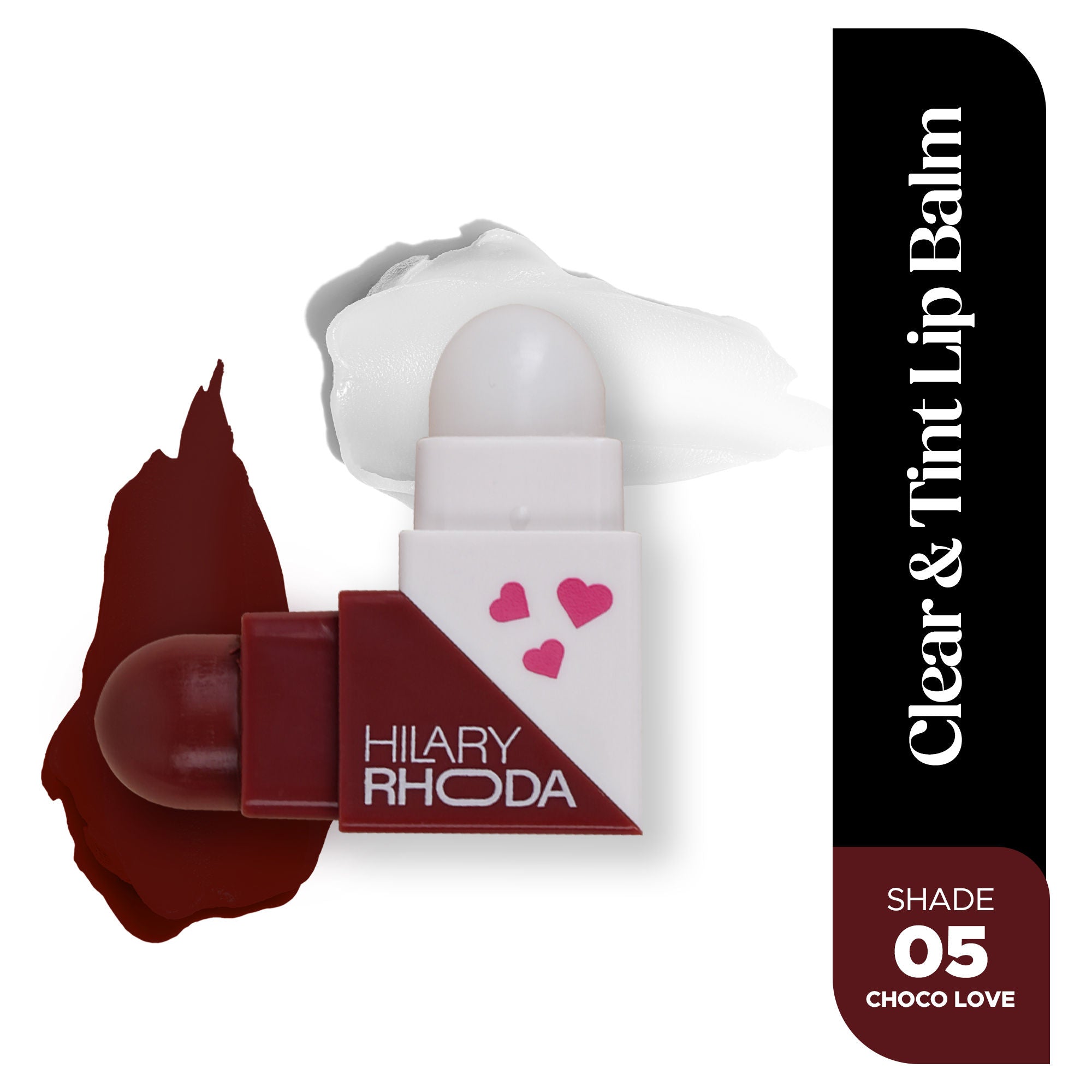 Hilary Rhoda Clear & Tint Lip Balm - Choco Love 05