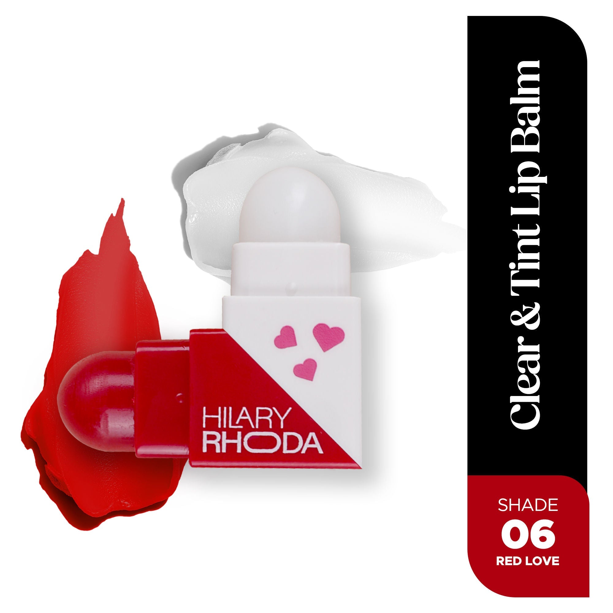 Hilary Rhoda Clear & Tint Lip Balm - Red Love 06
