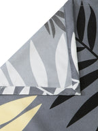 Home Sizzler Grey Printed 144 TC 1 Queen Bedsheet with 2 Pillow Covers - Distacart