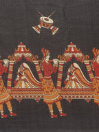 Saree Mall Black & Red Printed Saree - Distacart