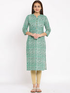 HERE&NOW Paisley Printed Straight Kurta