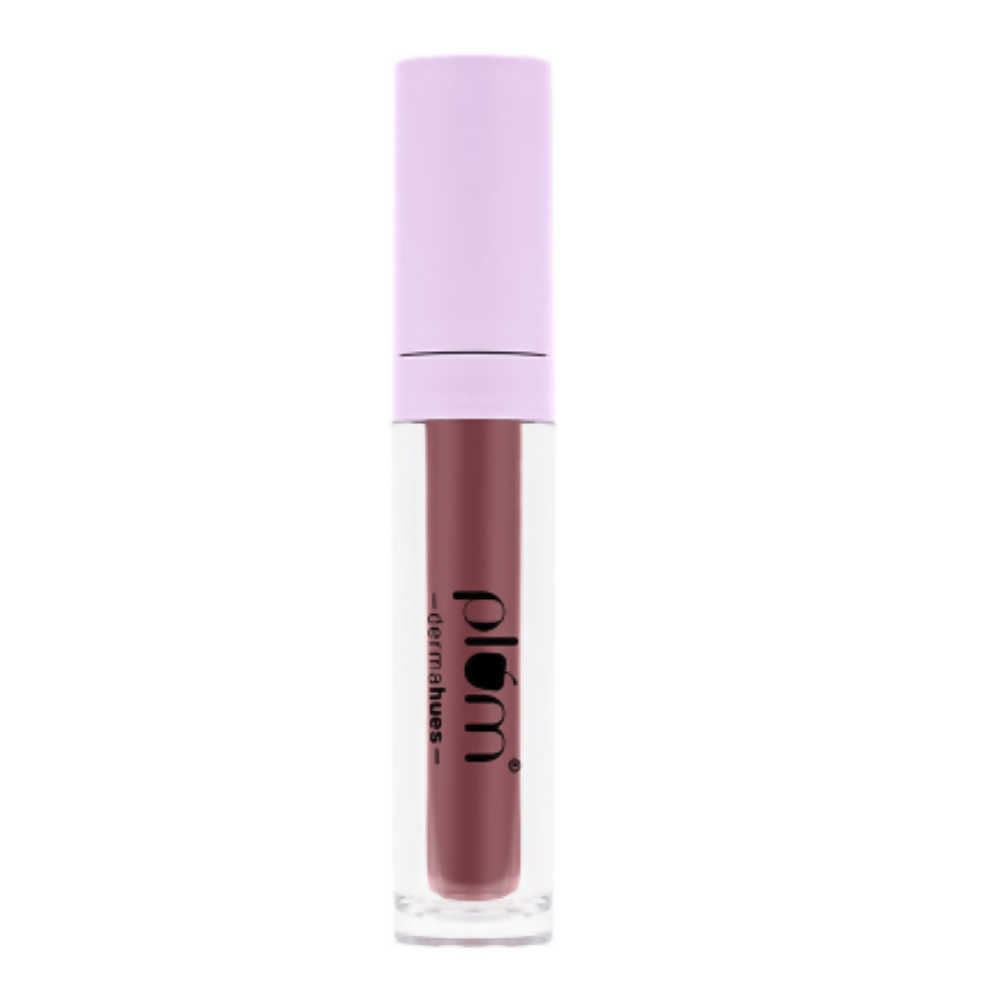 Plum Glassy Glaze Lip Lacquer 3-in-1 Lipstick + Lip Balm + Gloss 04 Blushing Babe
