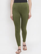 TAG 7 Women Pack Of 2 Solid Ankle-Length Leggings