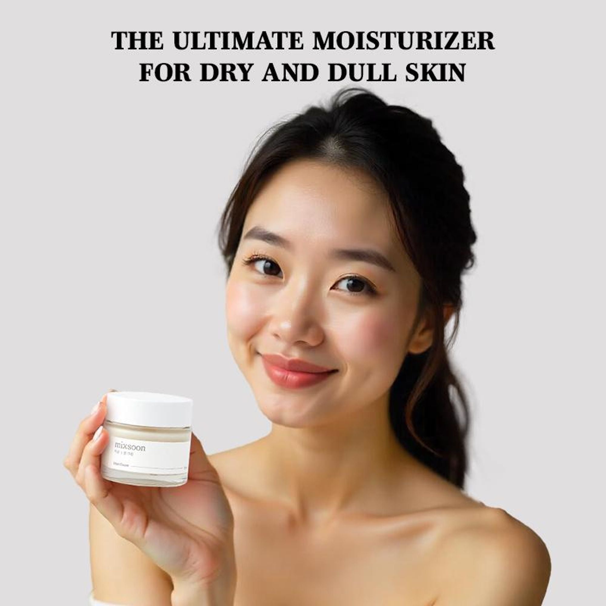 Mixsoon Bean Cream, Deep Hydration, Brightens Dull Skin & Nourishes with Fermented Beans