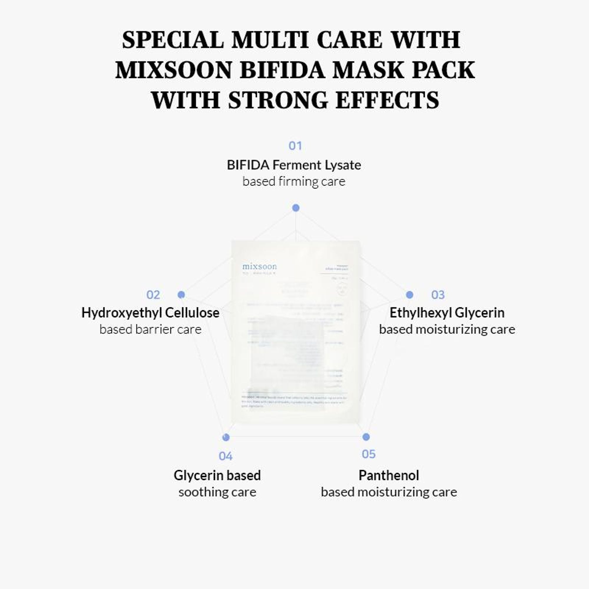 Mixsoon Bifida Mask Pack, Repairs Damaged Skin & Strengthens Barrier with Probiotics - Distacart