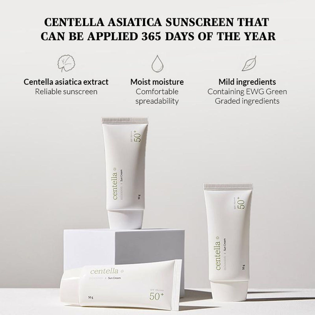 Mixsoon Centella Sun Cream, Calms Redness, Protects & Soothes Sensitive Skin