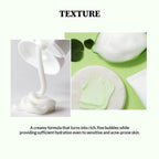 Mixsoon Centella Cleansing Foam, Gentle Face Wash for Redness & Acne-Prone Sensitive Skin