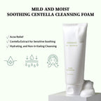 Mixsoon Centella Cleansing Foam, Gentle Face Wash for Redness & Acne-Prone Sensitive Skin