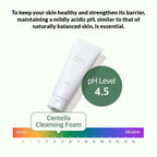 Mixsoon Centella Cleansing Foam, Gentle Face Wash for Redness & Acne-Prone Sensitive Skin