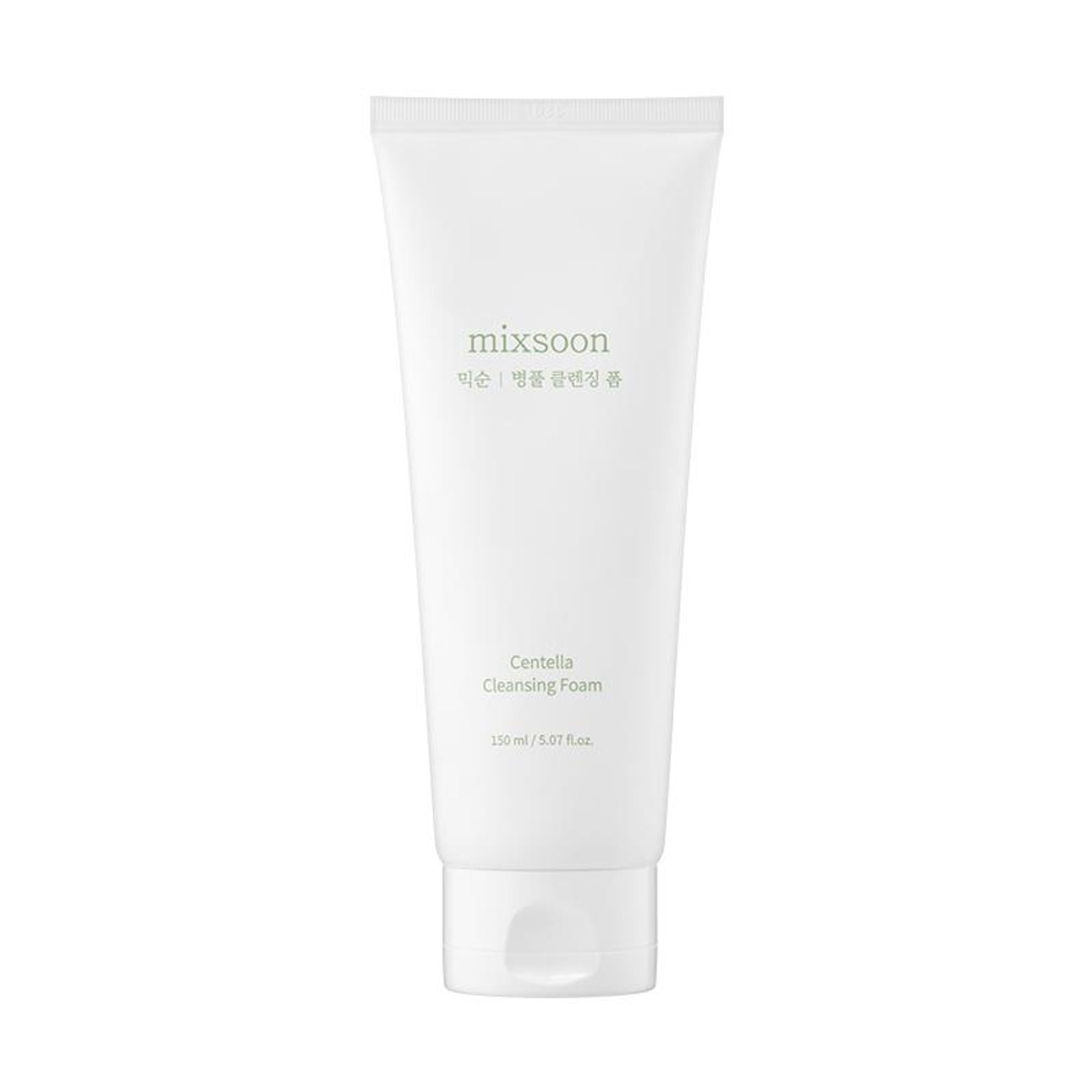 Mixsoon Centella Cleansing Foam, Gentle Face Wash for Redness & Acne-Prone Sensitive Skin