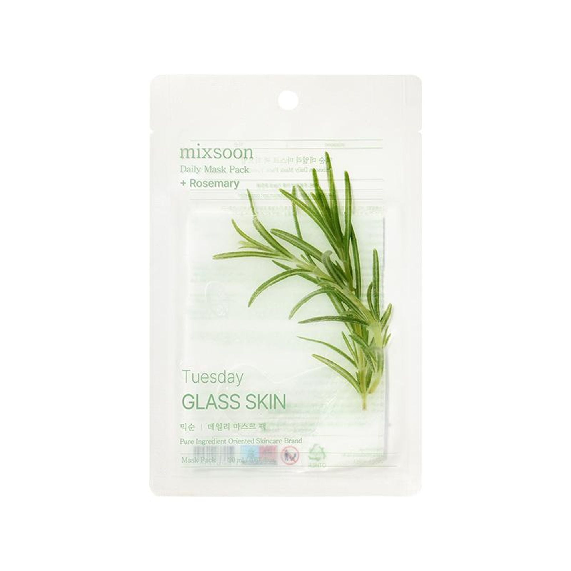 Mixsoon Daily Mask Pack Tuesday, Revitalizes, Brightens & Energizes Tired Skin Sheet Mask - Distacart