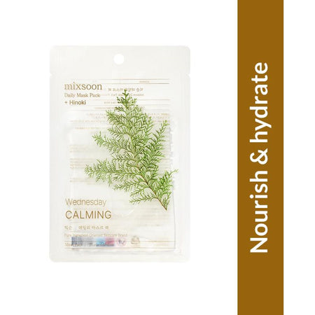 Mixsoon Daily Mask Pack Wednesday, Soothes, Hydrates & Strengthens Skin Barrier Sheet Mask
