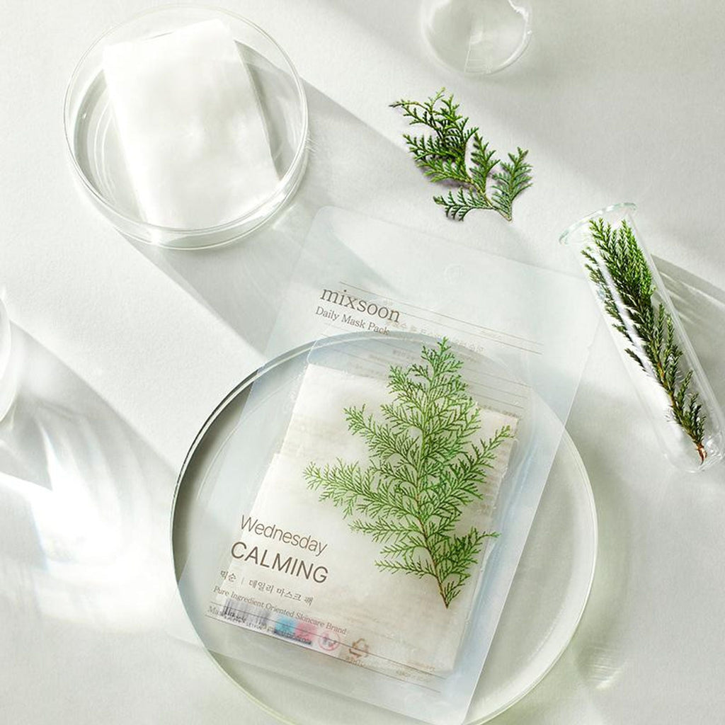 Mixsoon Daily Mask Pack Wednesday, Soothes, Hydrates & Strengthens Skin Barrier Sheet Mask - Distacart