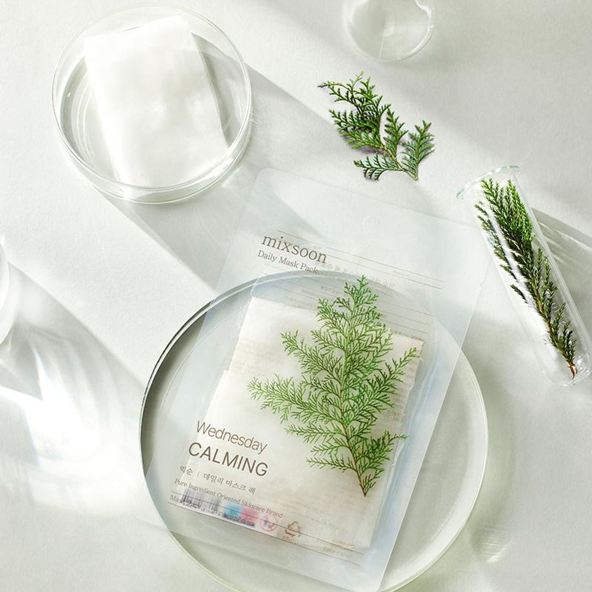 Mixsoon Daily Mask Pack Wednesday, Soothes, Hydrates & Strengthens Skin Barrier Sheet Mask - Distacart