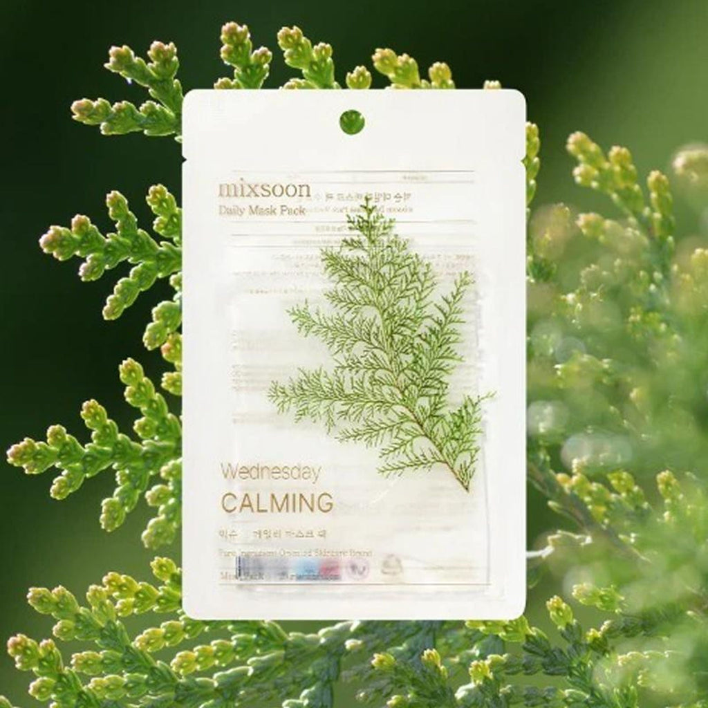 Mixsoon Daily Mask Pack Wednesday, Soothes, Hydrates & Strengthens Skin Barrier Sheet Mask - Distacart