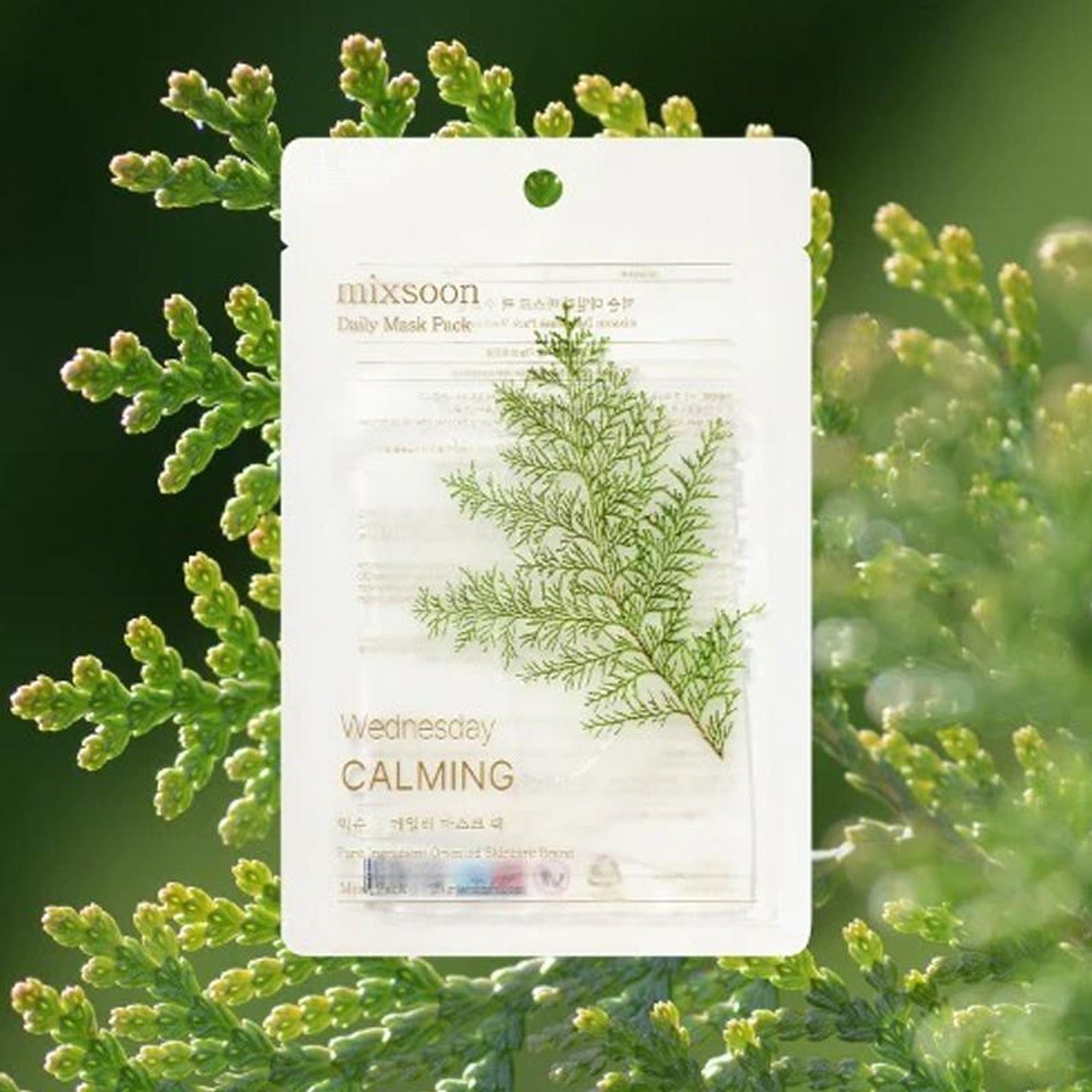 Mixsoon Daily Mask Pack Wednesday, Soothes, Hydrates & Strengthens Skin Barrier Sheet Mask - Distacart