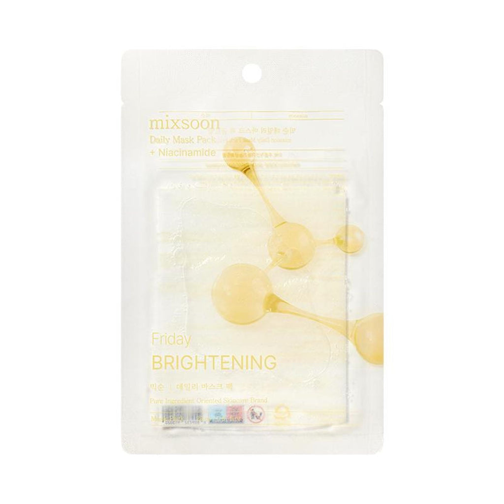 Mixsoon Daily Mask Pack Friday, Brightens, Soothes & Revitalizes Dull Skin Sheet Mask - Distacart