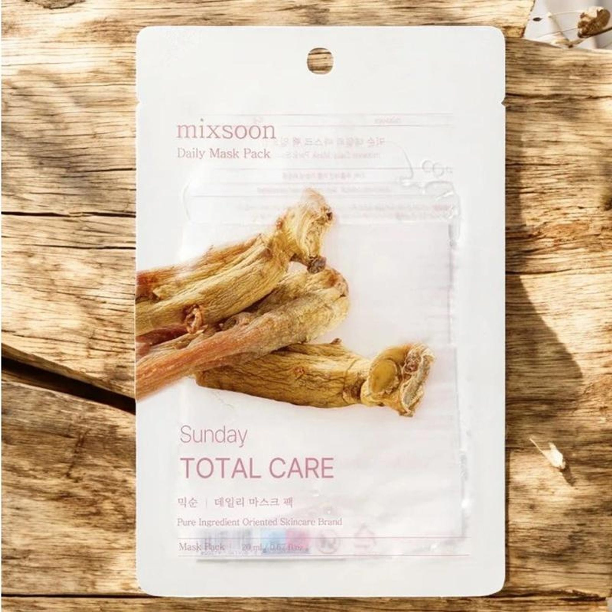 Mixsoon Daily Mask Pack Sunday, Restores, Hydrates & Soothes Skin Sheet Mask - Distacart