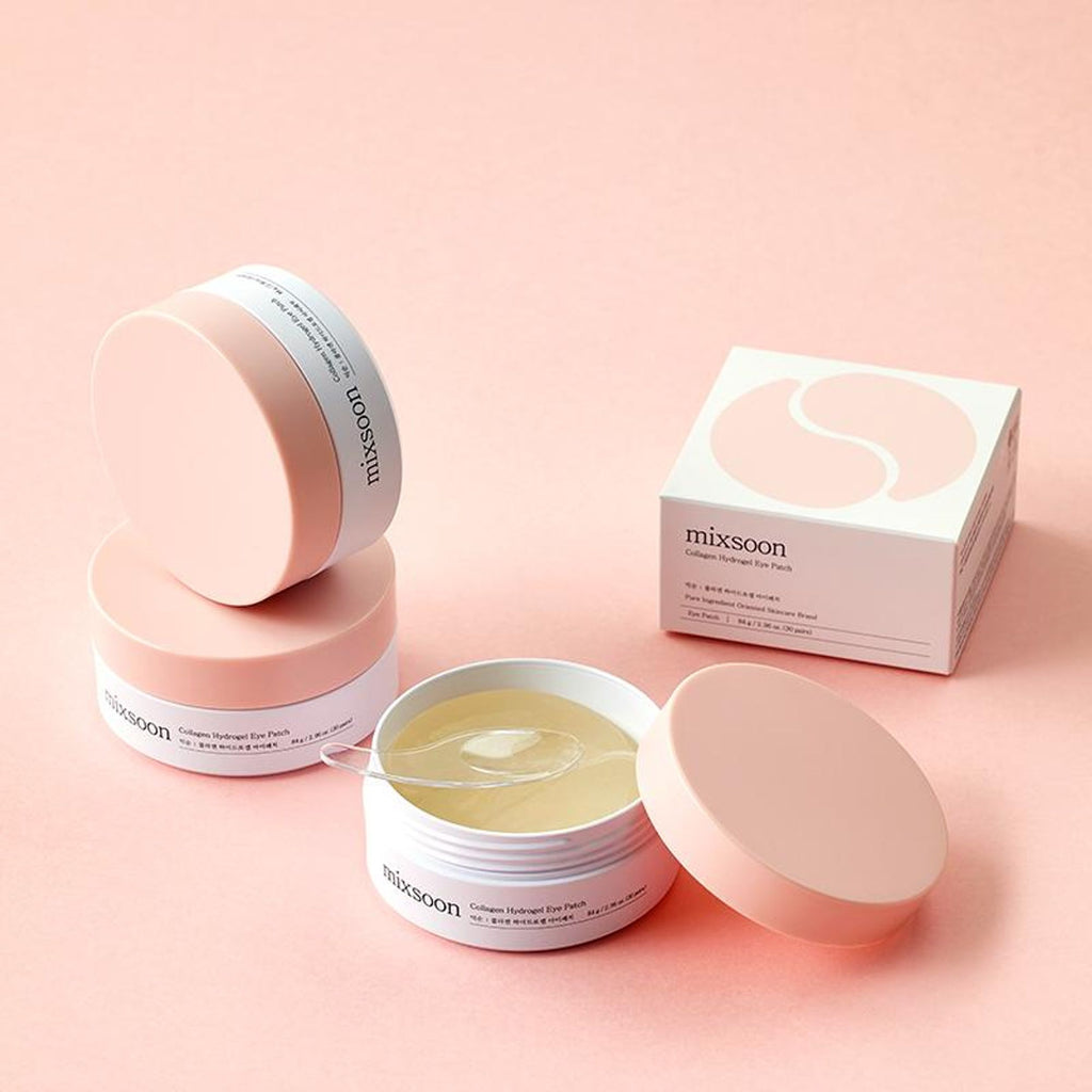 Mixsoon Collagen Hydrogel Eye Patch, Firms, Reduces Fine Lines & Revitalizes Under-Eye Skin