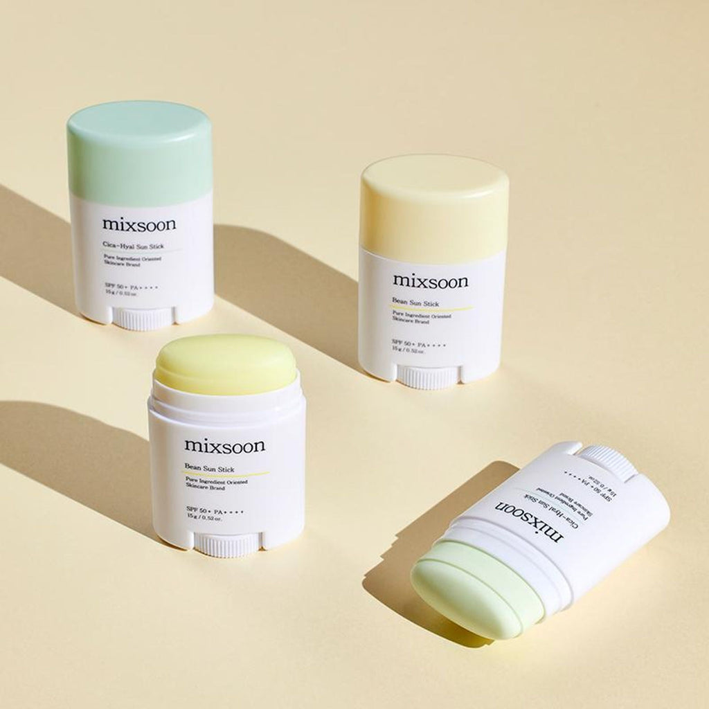 Mixsoon Bean Sun Stick SPF 50+ PA++++, Protects & Nourishes with Fermented Bean Extract
