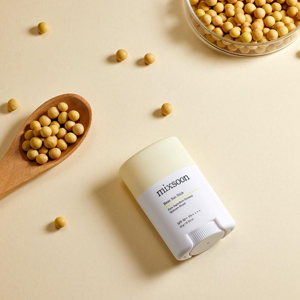 Mixsoon Bean Sun Stick SPF 50+ PA++++, Protects & Nourishes with Fermented Bean Extract