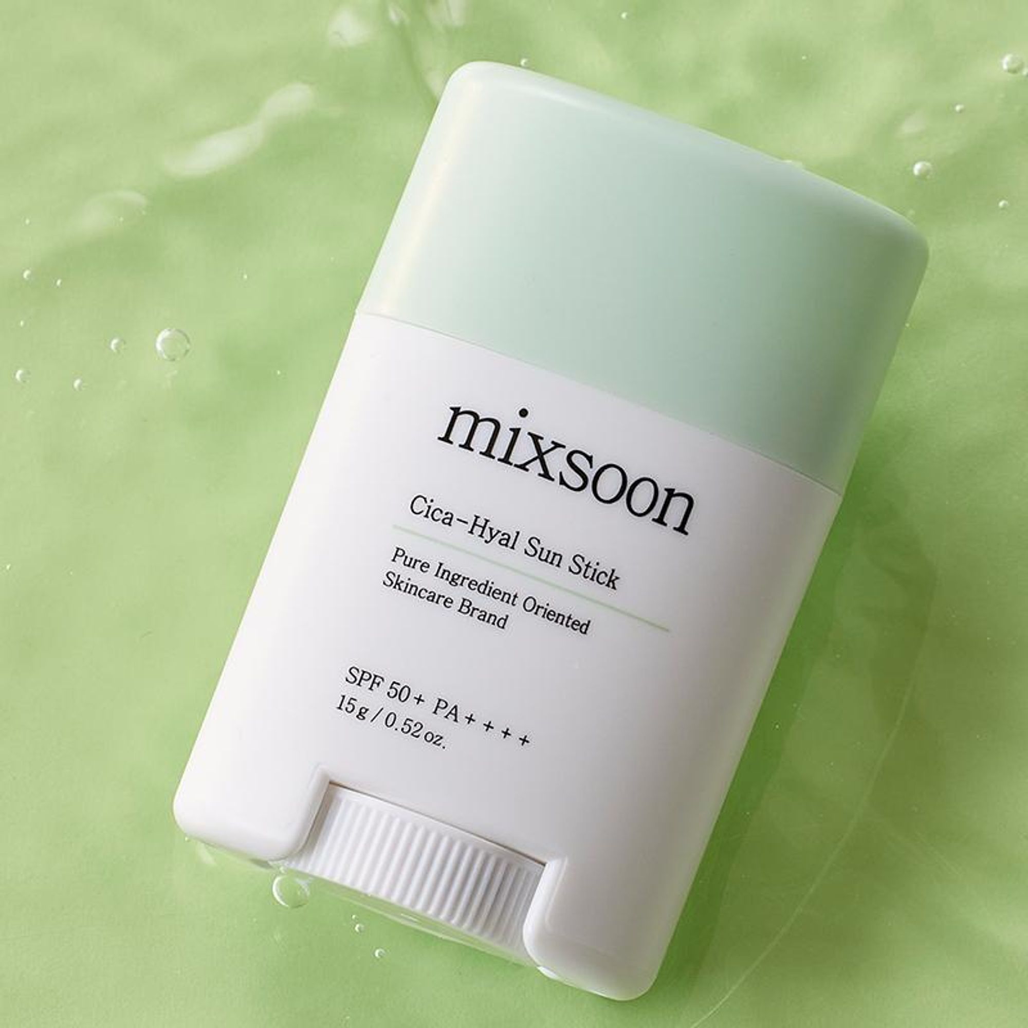 Mixsoon Cica-Hyal Sun Stick SPF 50+ PA++++, Soothes & Protects with Cica & Hyaluronic Acid