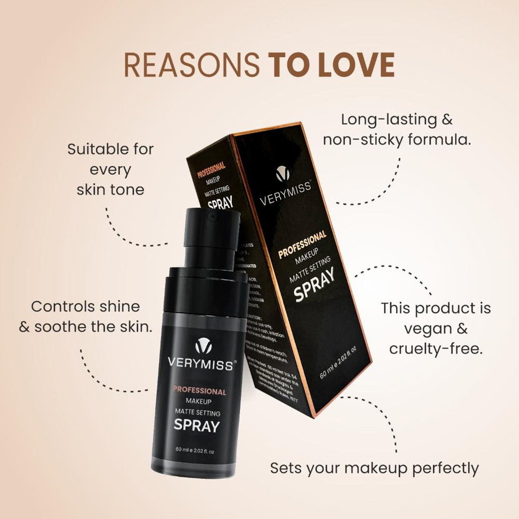 VERYMISS Professional Makeup Matte Setting Spray
