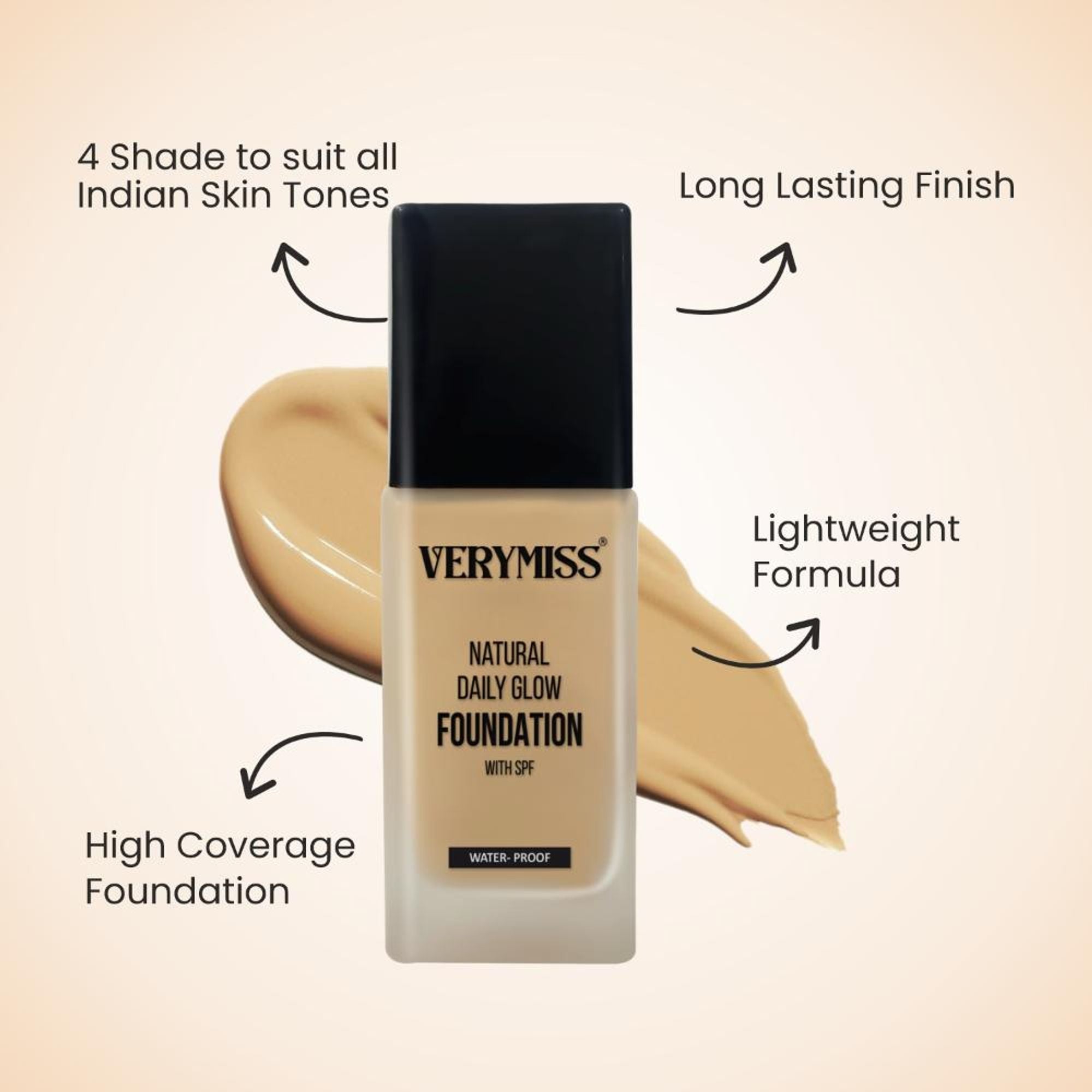 Verymiss Foundation + Oil Free Primer Light Tone (VMFD06-02, VMPR02)