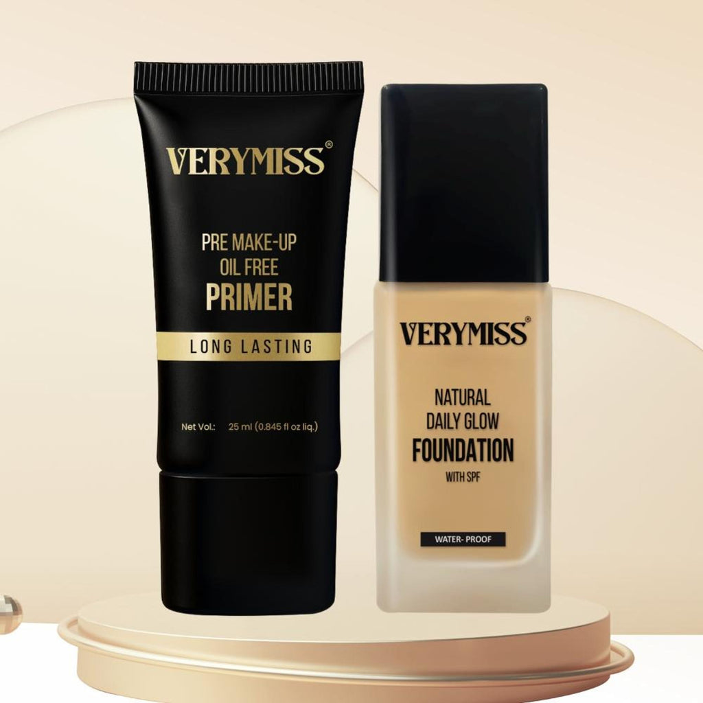 Verymiss Foundation + Oil Free Primer Medium Tone (VMFD06-03, VMPR02)