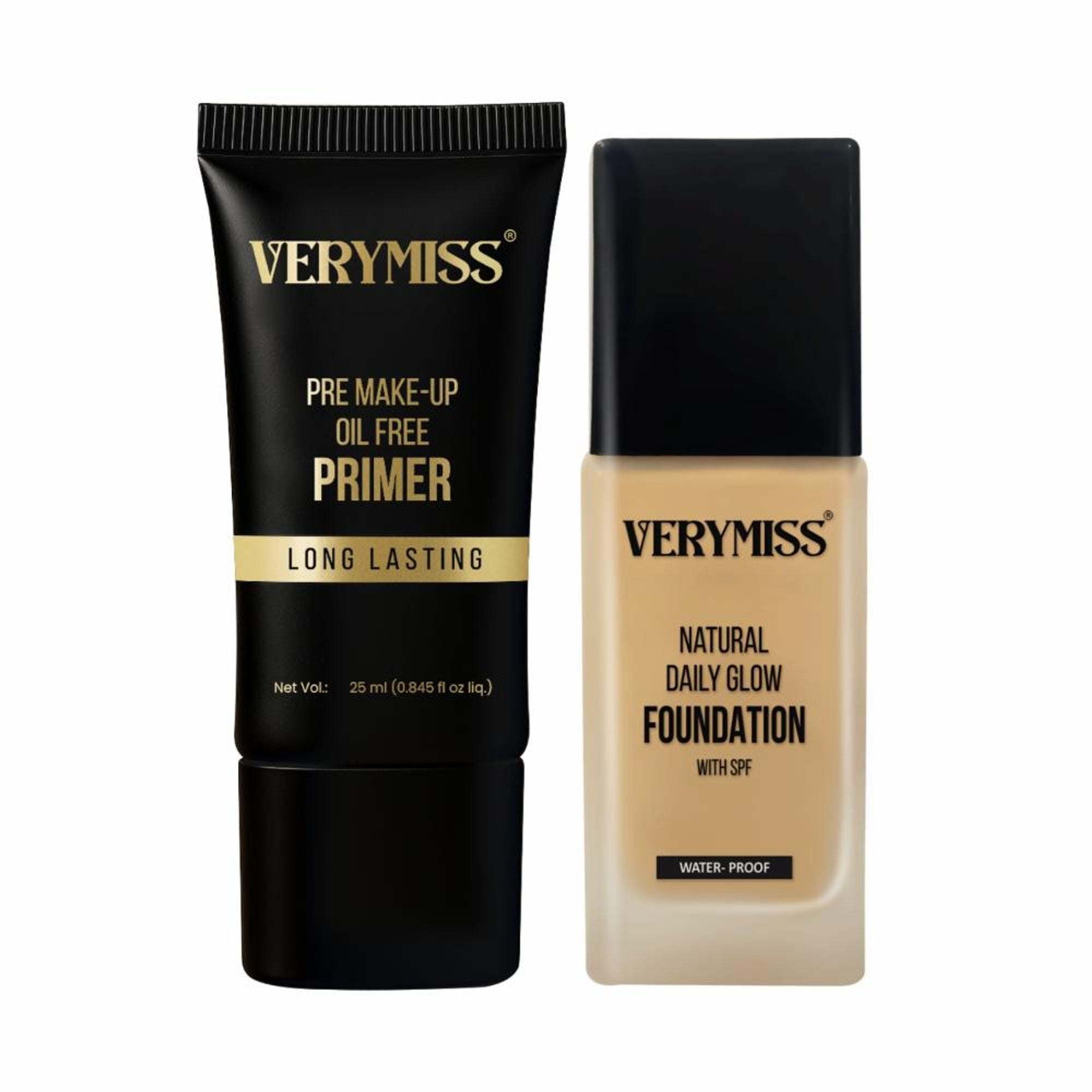 Verymiss Foundation + Oil Free Primer Medium Tone (VMFD06-03, VMPR02)