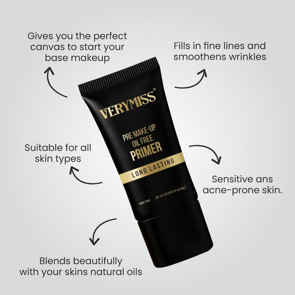 Verymiss Foundation + Oil Free Primer Dark Tone (VMFD06-04, VMPR02)