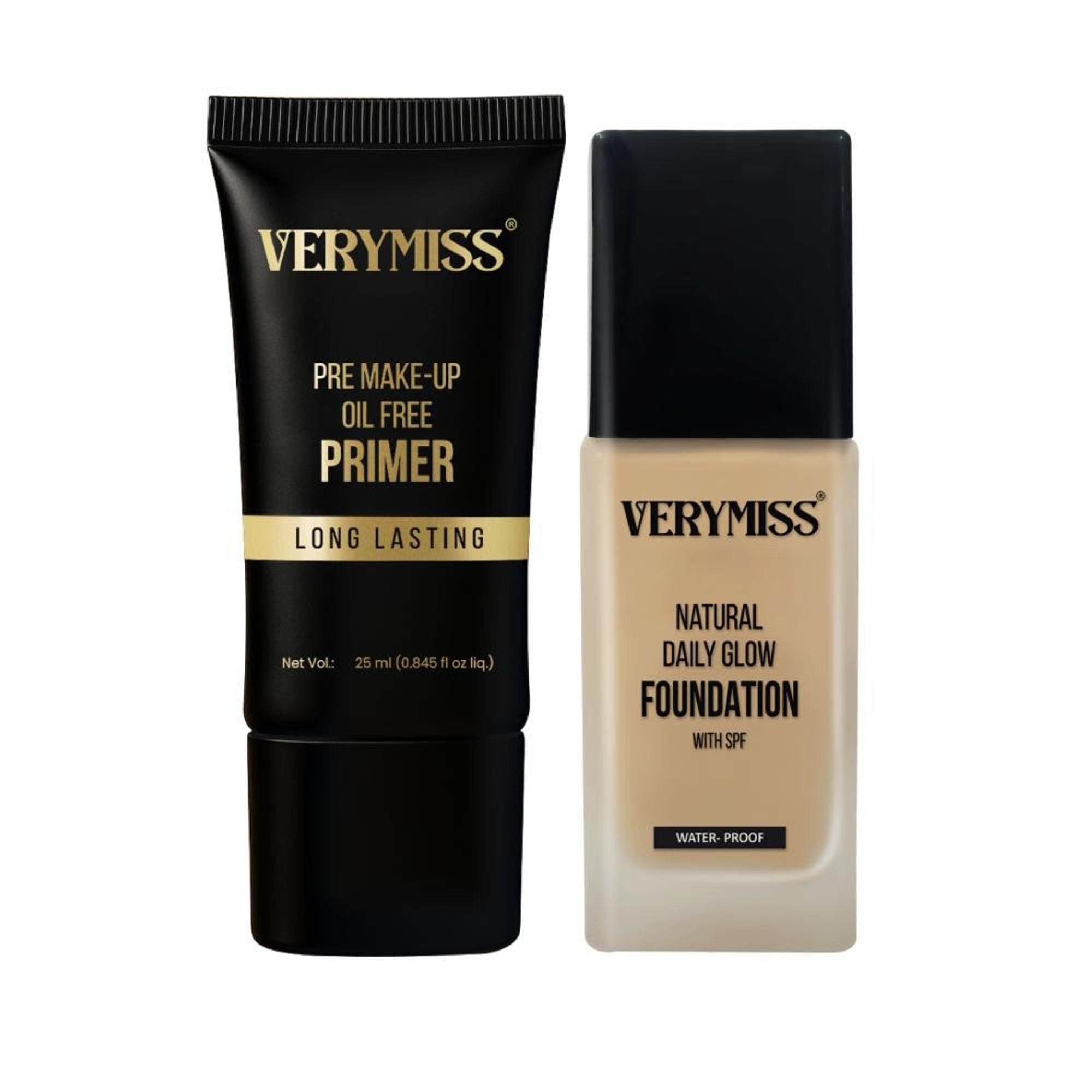 Verymiss Foundation + Oil Free Primer Dark Tone (VMFD06-04, VMPR02)