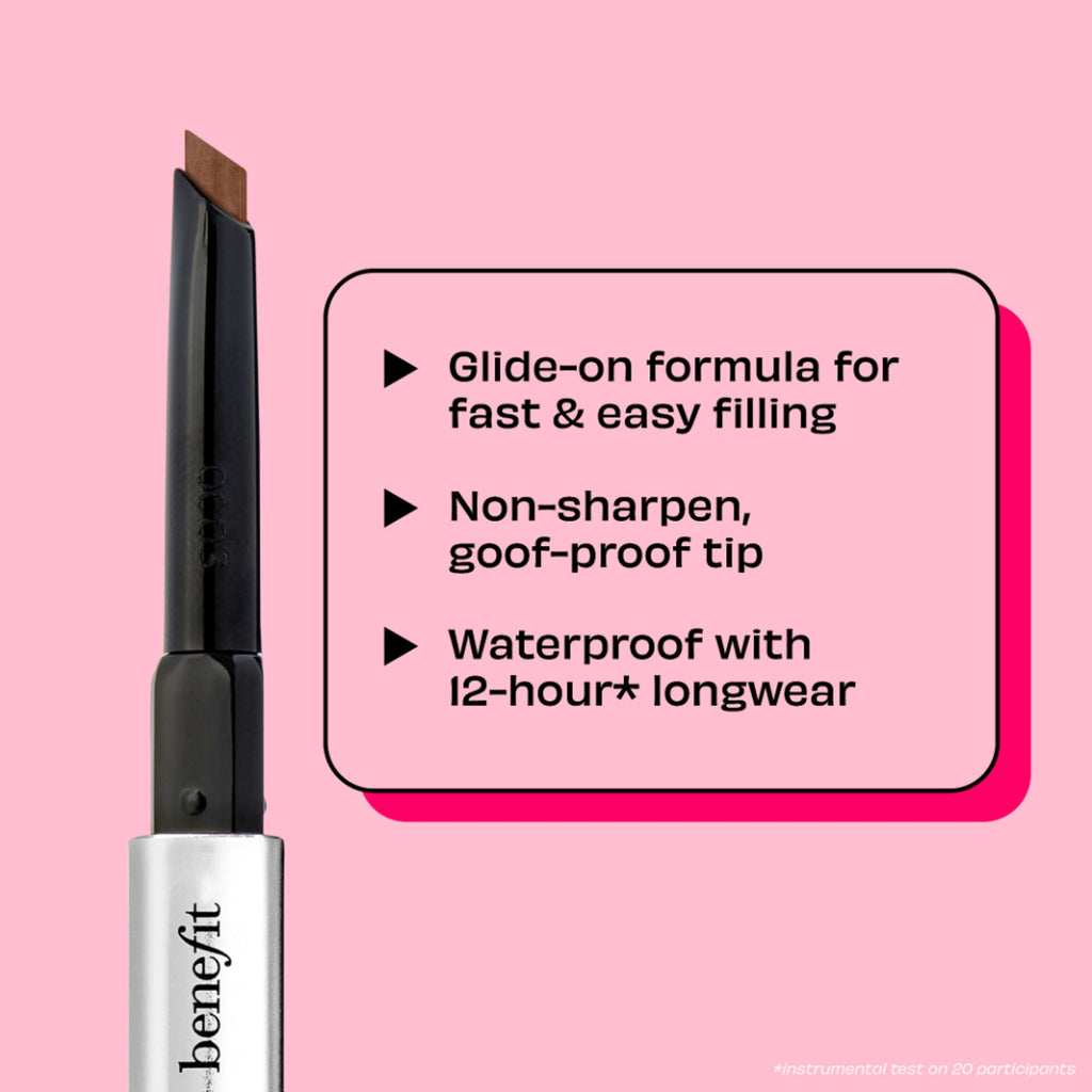 Benefit Cosmetics Goof Proof Eyebrow Pencil - 04Â Warm Deep Brown - Distacart