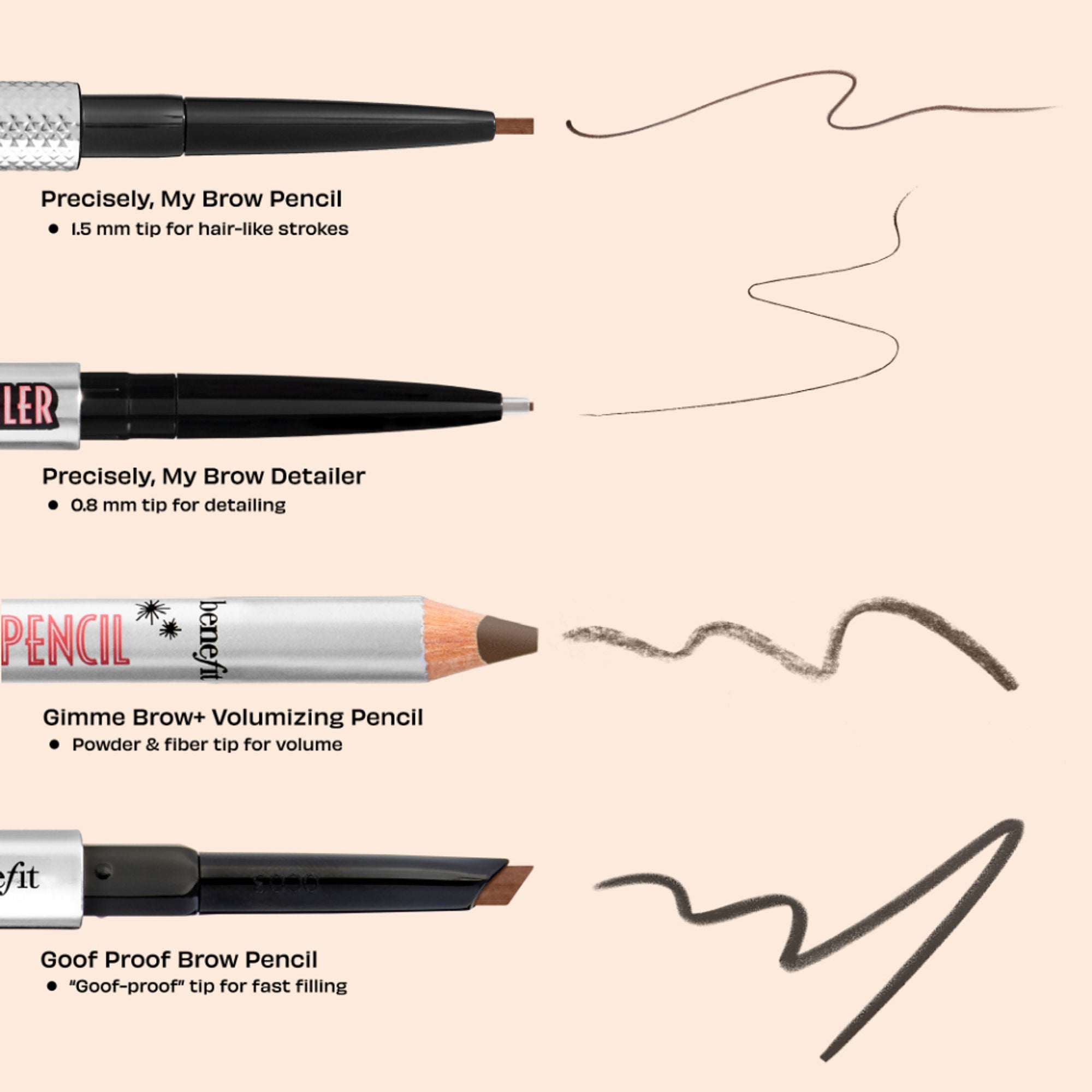 Benefit Cosmetics Goof Proof Eyebrow Pencil - 4.5 Deep Brown