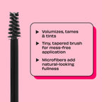 Benefit Cosmetics Gimme Brow+ Brow-Volumizing Fiber Gel Mini - 6 Warm Black-Brown - Distacart